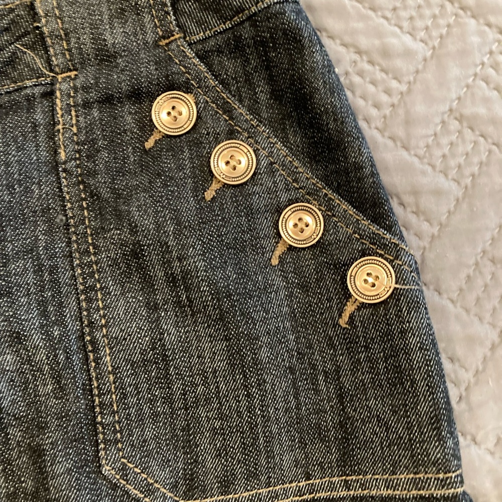 Denim Stretch Pencil Skirt - Picture 4 of 6